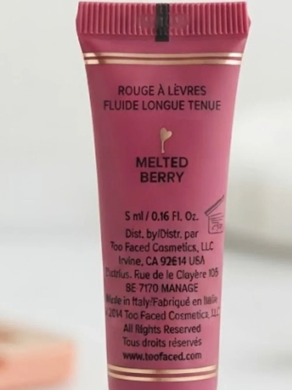 Too Faced Melted Long Wear Liquid Lipstick in 